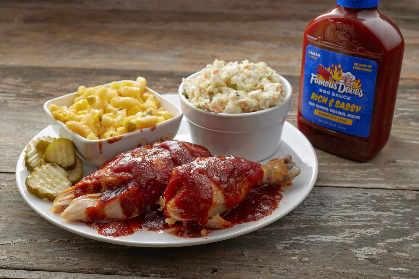 Famous Dave'S - 2 Pck, Rich & Sassy Bbq Sauce (40 Oz.)
