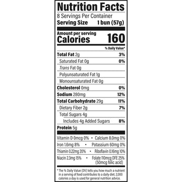 Arnold Potato Buns, 8 count, (2.0 oz each), Hamburger Buns, 16 oz Bag
