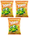YOKITOS Assado Feito de Milho Sabor Queijo 54 gr. 3 PACK | Cheese Flavored Corn Chips 1.9 oz.