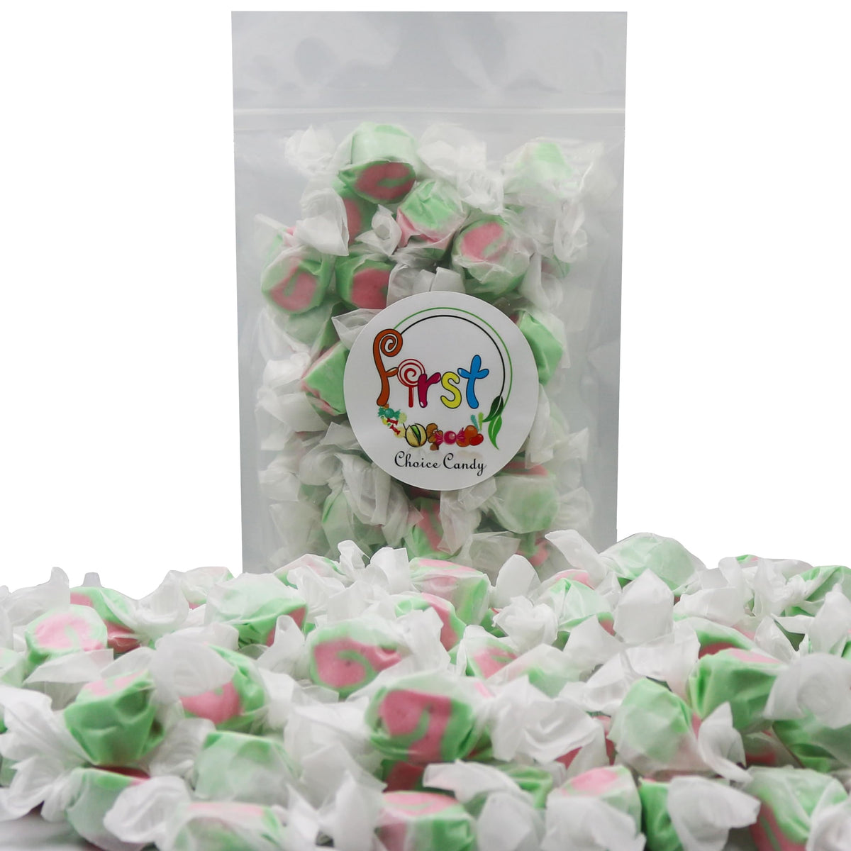 All Flavor Gourmet Saltwater Taffy (Watermelon, 1 Lb)