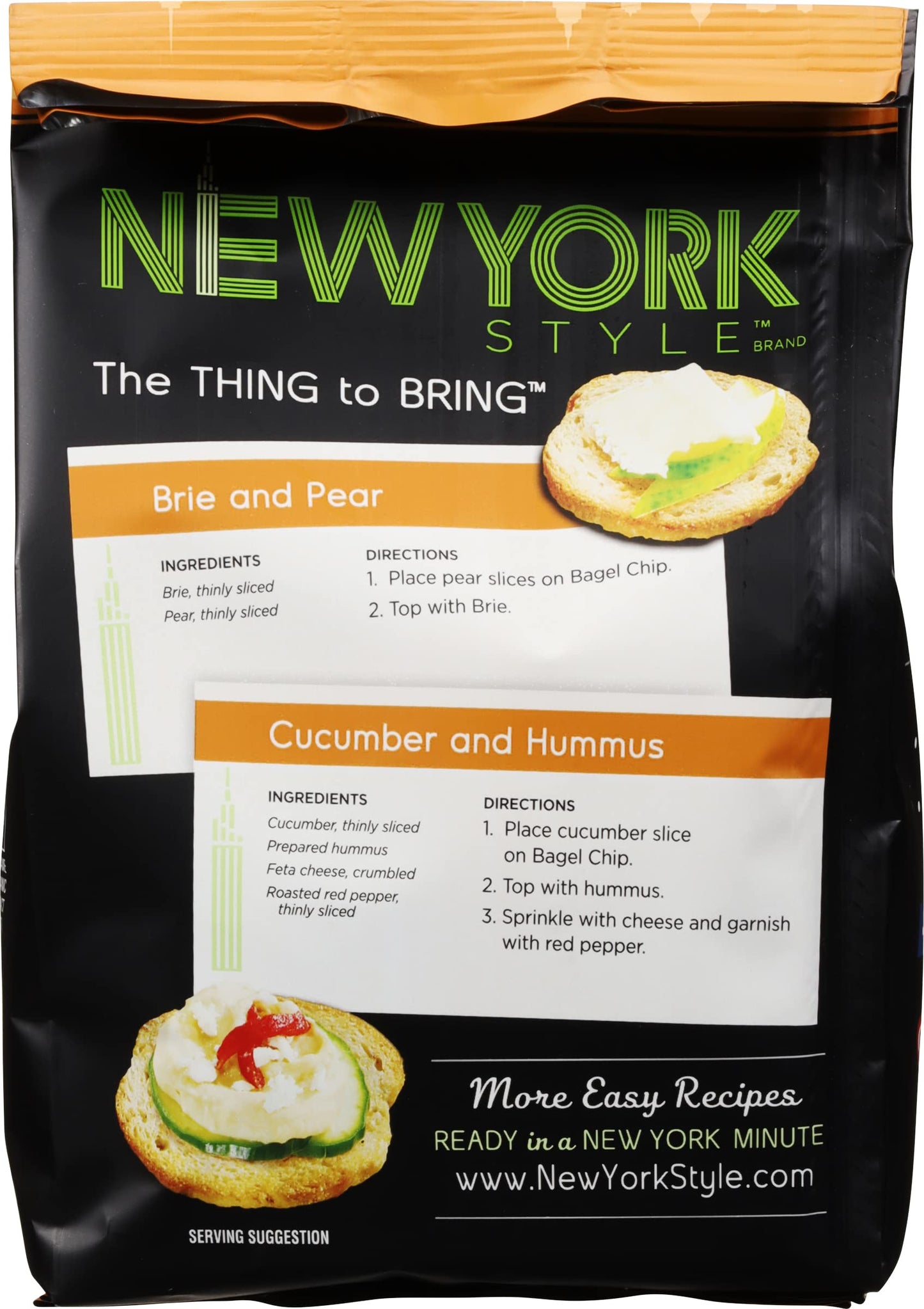 New York Style Bagel Crisps Sesame 6 Ounce