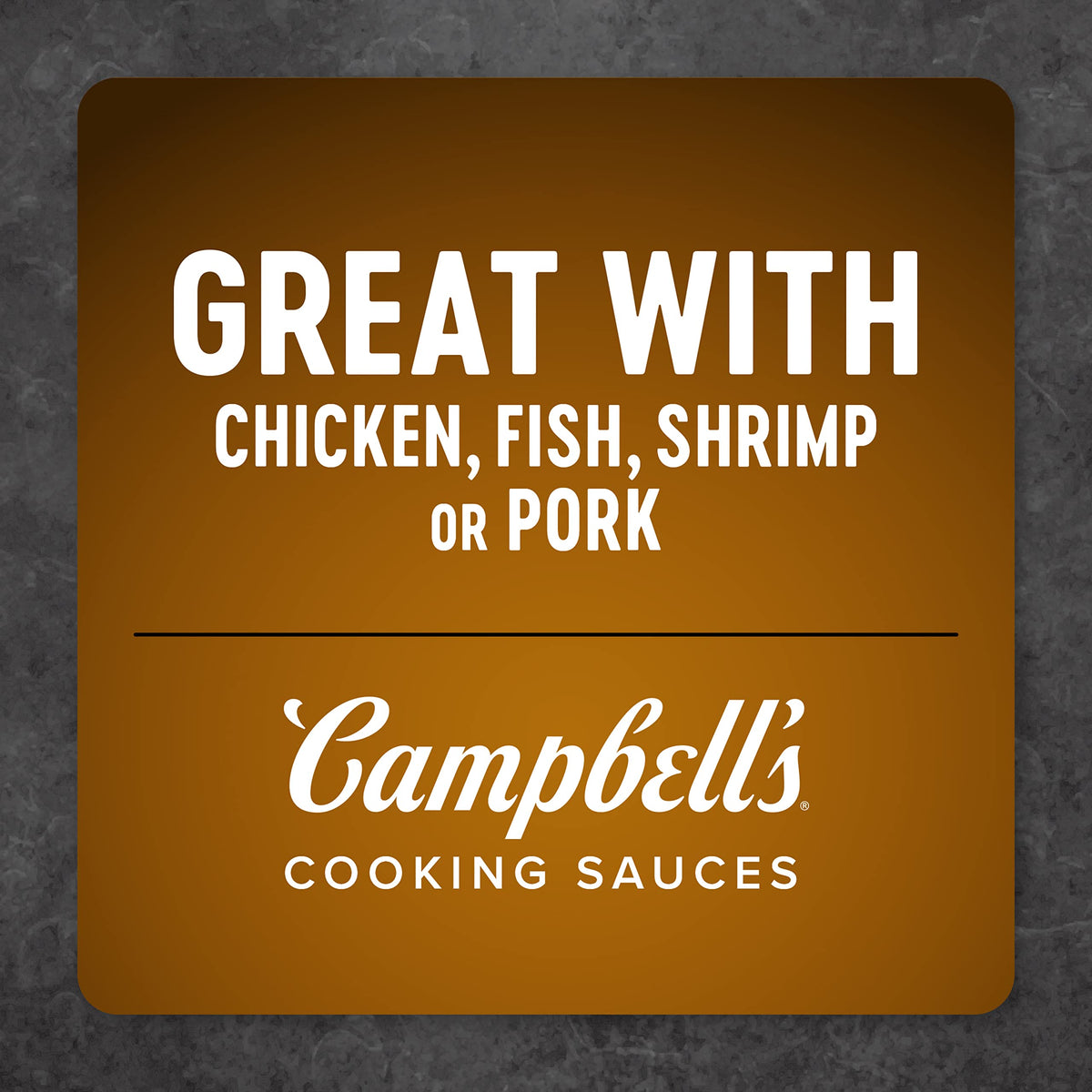 Campbells Cooking Sauces, Garlic Honey Mustard Sauce, 11 Oz Pouch
