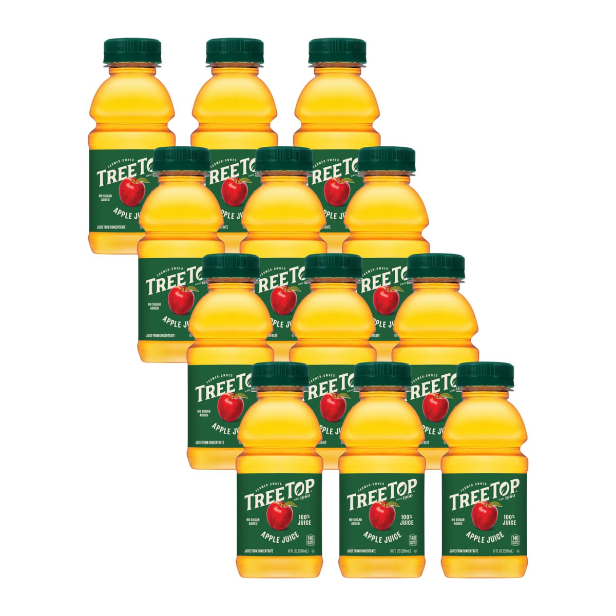 Tree Top 100% Apple Juice, 10 Fl oz. (Pack of 12)