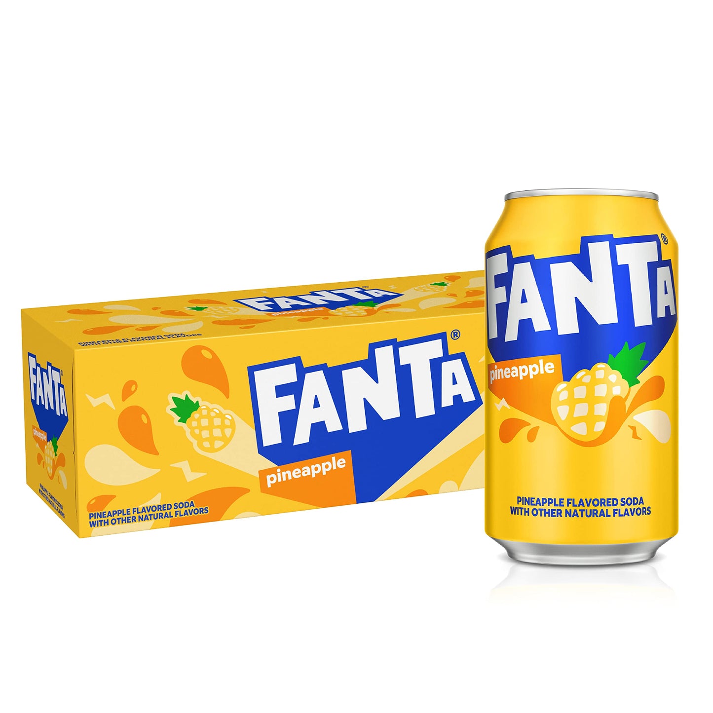 Fanta Pineapple  12 Fl Oz Cans  12 Pack