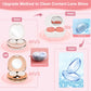 Vordrassil Mv5 Contact Lens Cleaner Machine, Portable Ultrasonic Contact Lens Cleaner With Usb Charger, Fit Disposal Soft Lens,