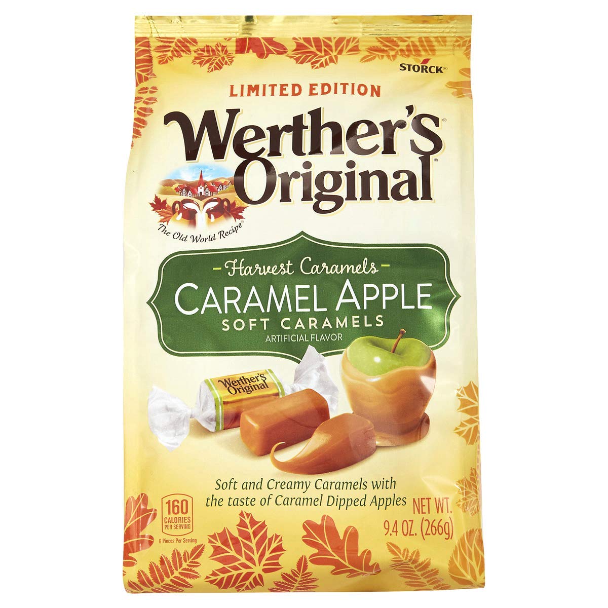 Werthers Original Soft Caramels - Limited Edition Harvest Apple - 9.4 Ounce (Pack of 1)
