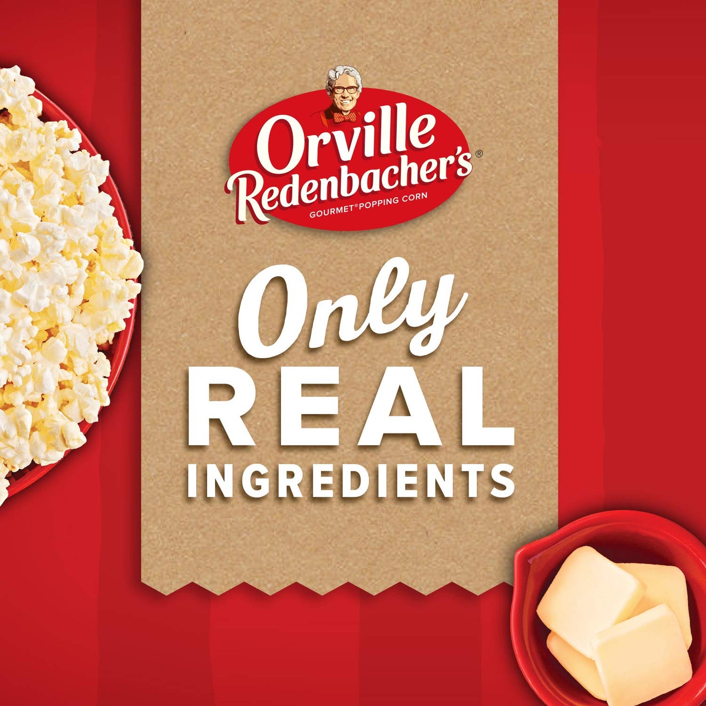 Orville Redenbacher'S Butter Popcorn, 3.29 Ounce Classic Bag, Pack Of 36