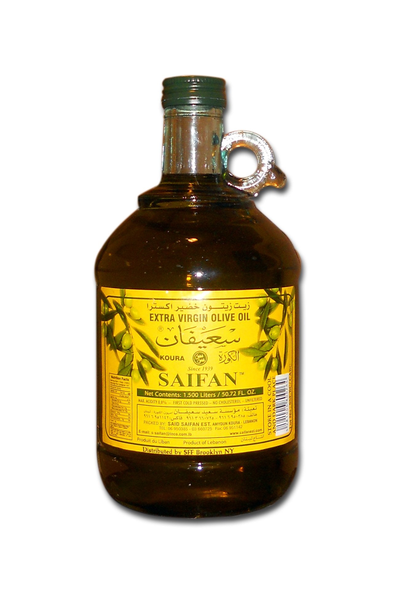 Saifan Extra Virgin Olive Oil (1.5 Litter)