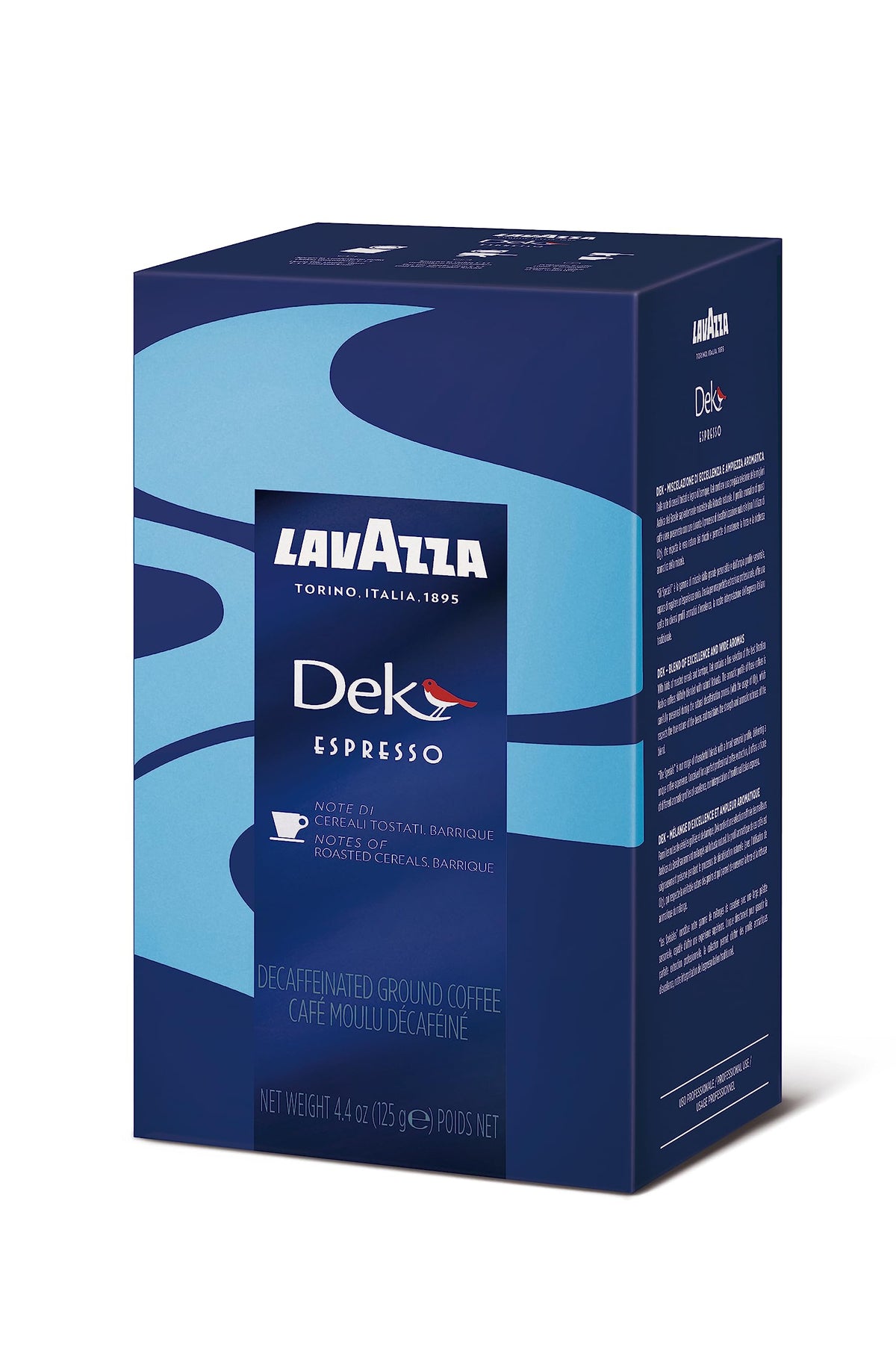 Lavazza Dek Decaffeinated Espresso Pods, 1 Count (Pack of 108), Blue, Model LAVDEKPODS