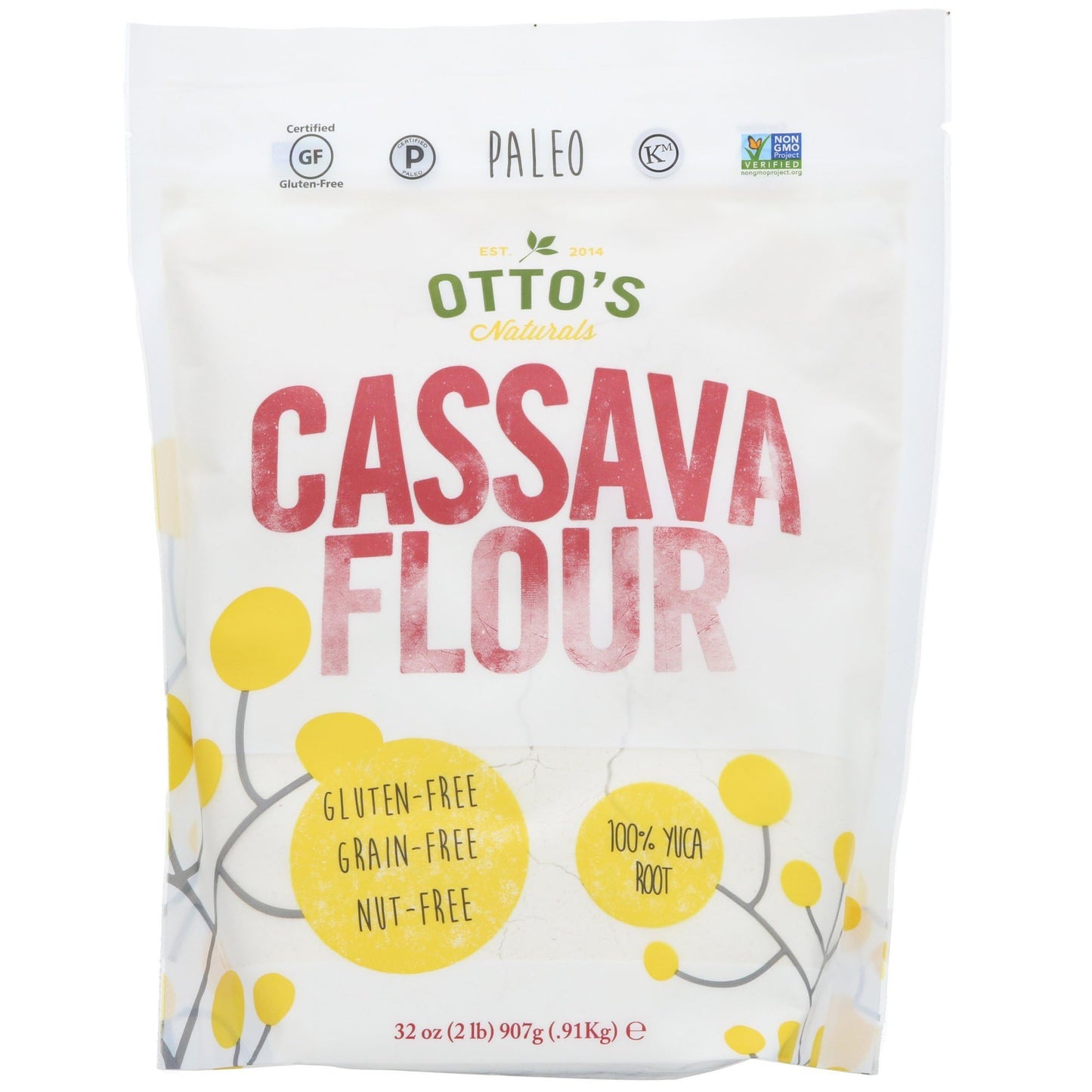 Ottos Natural - Cassava Flour, 32 oz, 6 Pack6