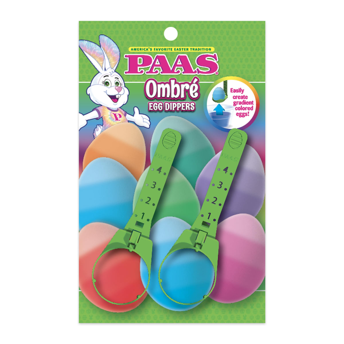 Paas Ombre Egg Dippers: Easily Create Gradient Color Eggs! Provide An Easy Way To Dye Eggs Using The Ombre Coloring Technique To