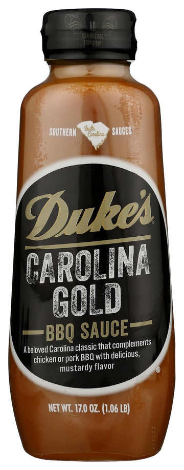 Dukes Carolina Gold BBQ Sauce  No High Fructose Corn Syrup  17 Ounces (Pack Of 6)
