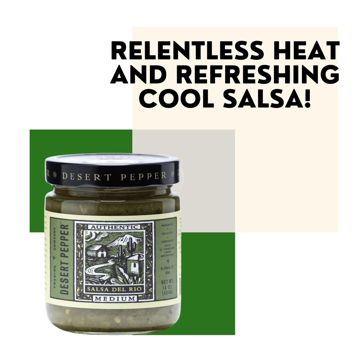 Desert Pepper Salsa Del Rio Medium - 1 Pack - Model 23305