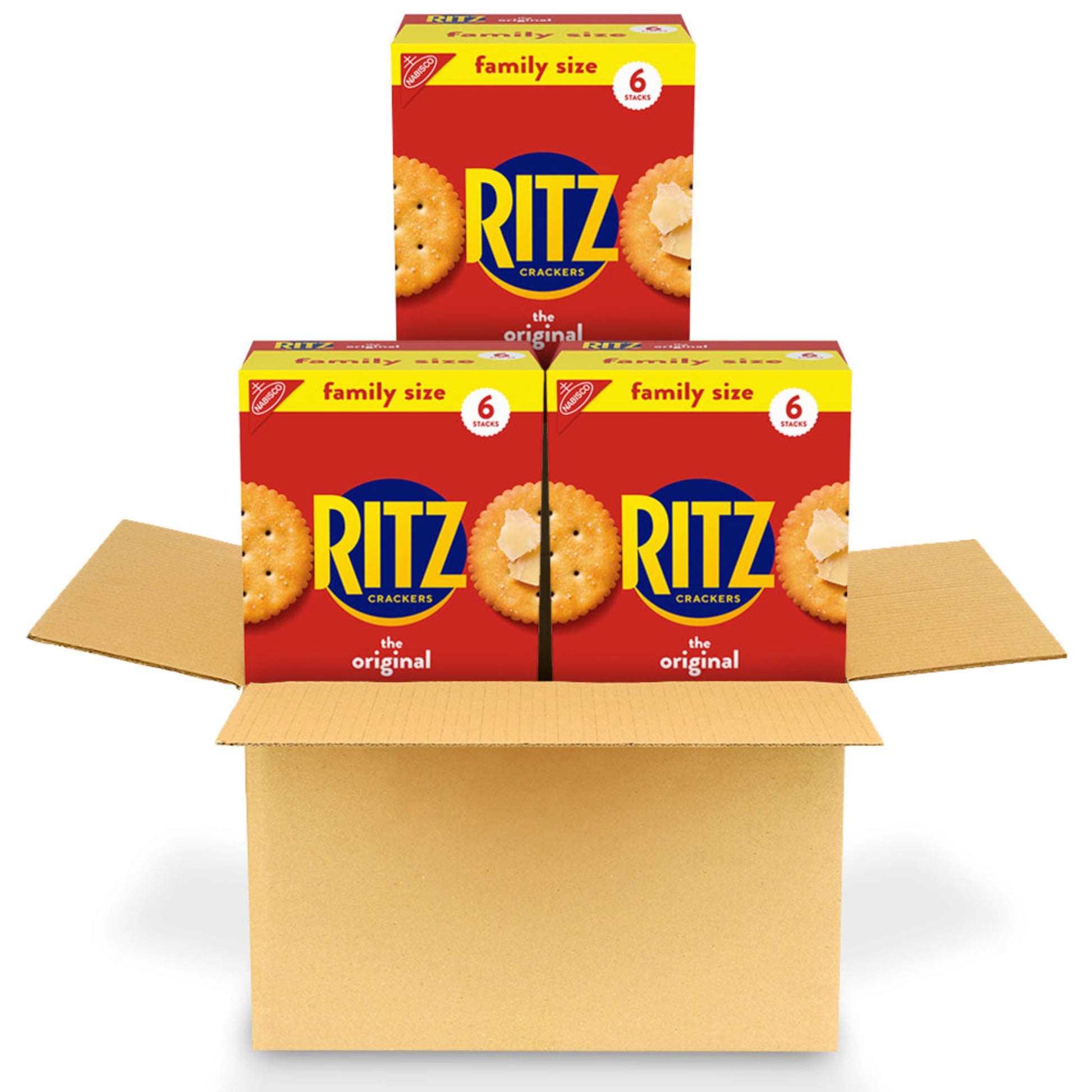 Ritz Original Crackers, Family Size, 3 Boxes