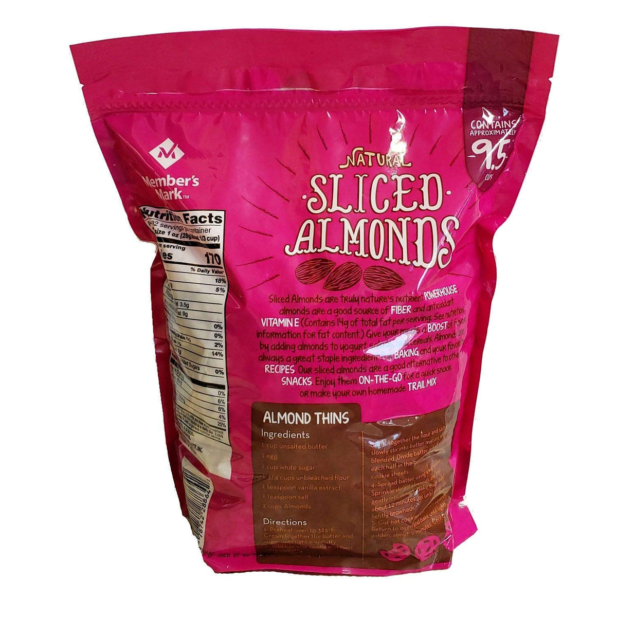 Member'S Mark Natural Sliced California Almonds (32 Ounce)
