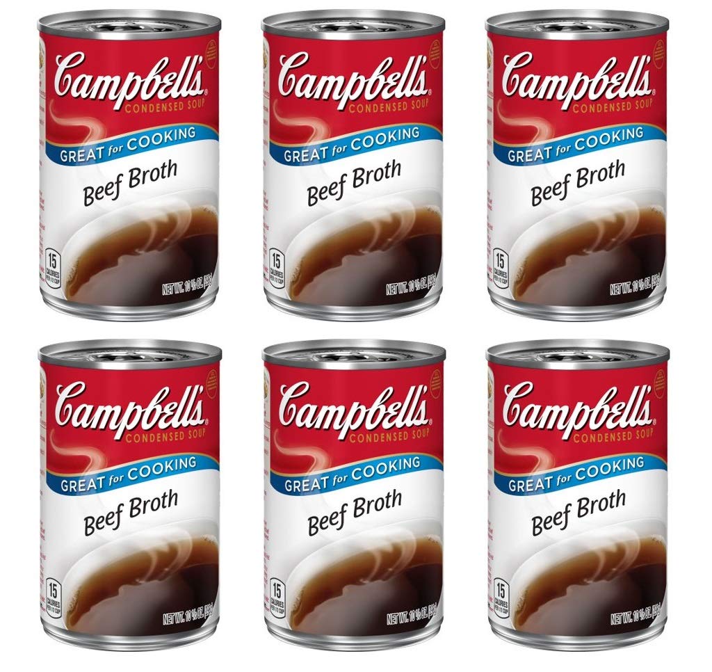 Campbells Beef Broth, 10.5 oz (Pack of 5)
