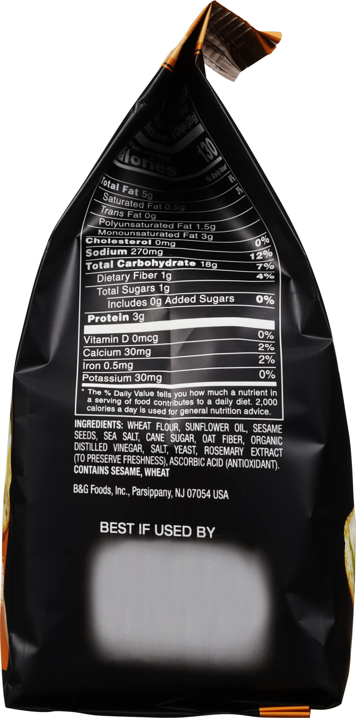 New York Style Bagel Crisps, Sesame, 6 Ounce (Pack of 2)