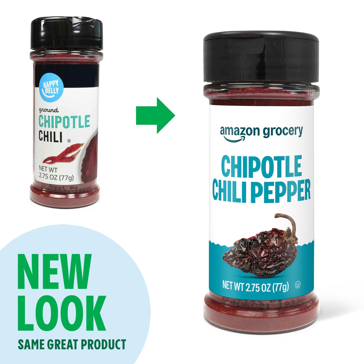 Happy Belly Chipotle Chili, Crushed, 2.75 oz, Pack of 1