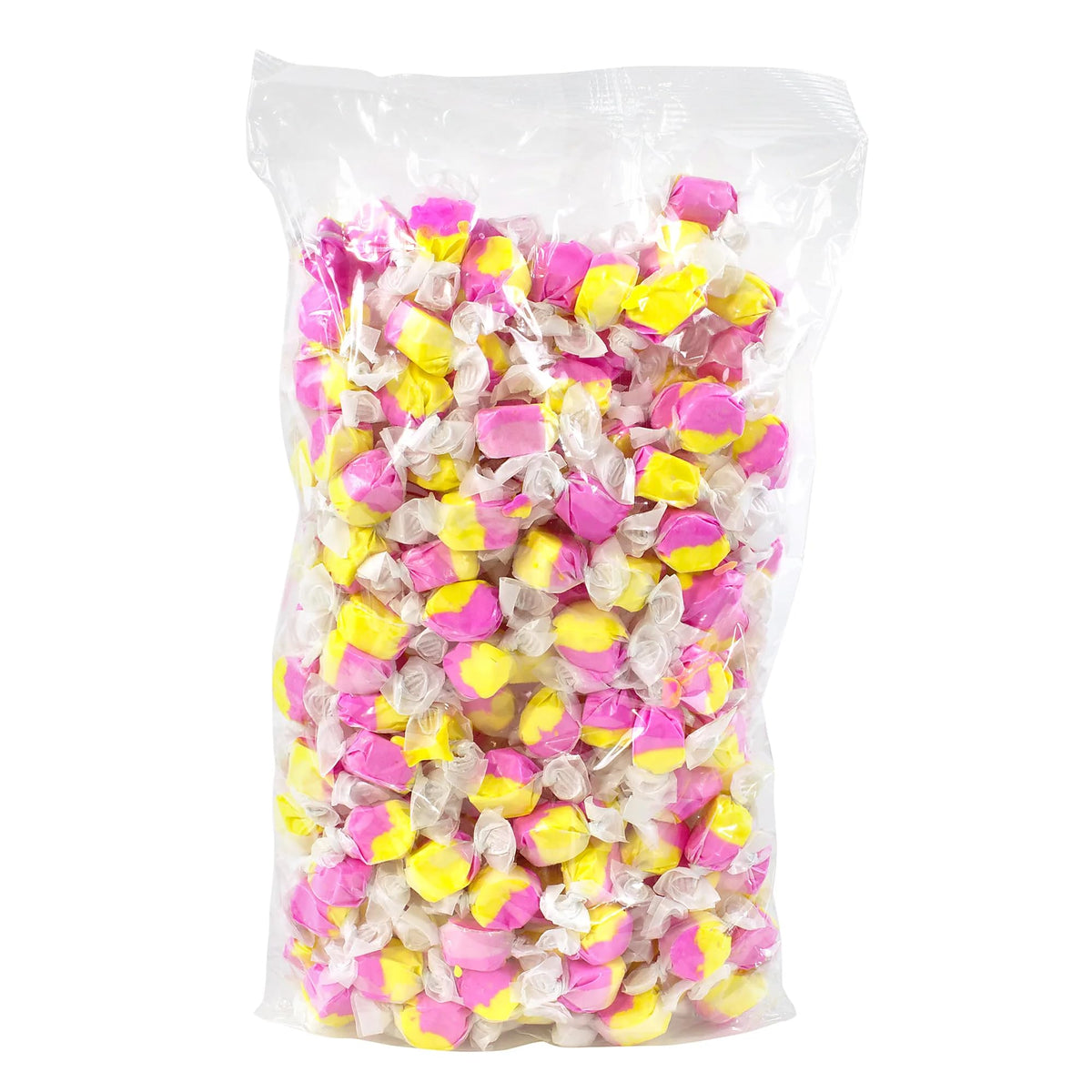 Sweet Candy Company Salt Water Taffy Individually Wrapped- Salt Water Taffy Candy Bulk, Old Fashioned Strawberry Banana, Soft an