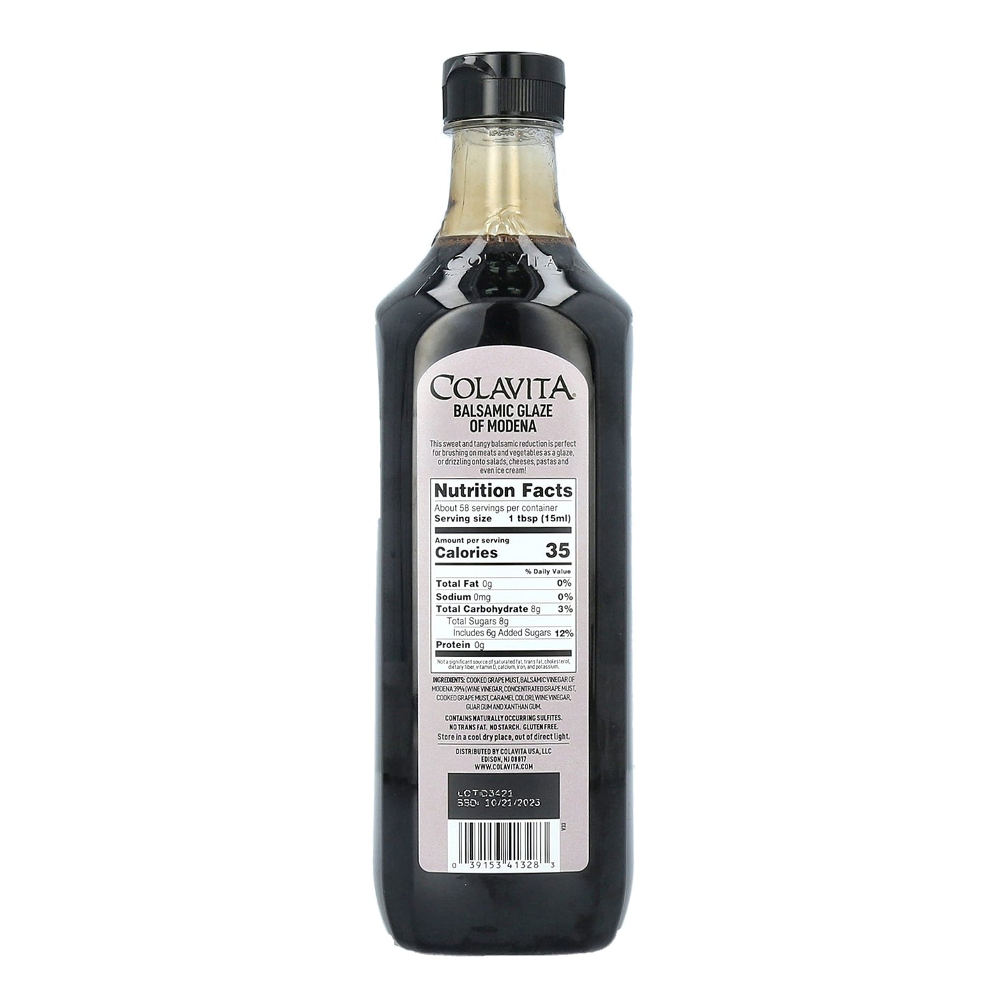 Colavita Balsamic Glaze - Classic, Large Size, 29.5 Fl Oz