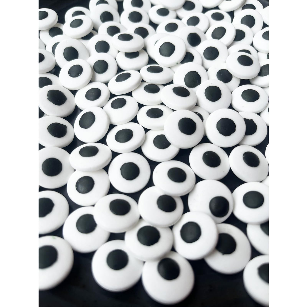 Halloween Weraru Big Candy Eyeballs Eye Ball Sweets Cake Cupcake Toppers Cookie Dessert Sprinkles Decorations for Birthday Party