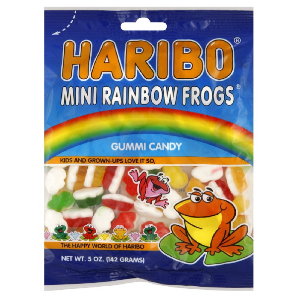 Haribo Mini Rainbow Frogs, 5-Ounces (Pack Of12)