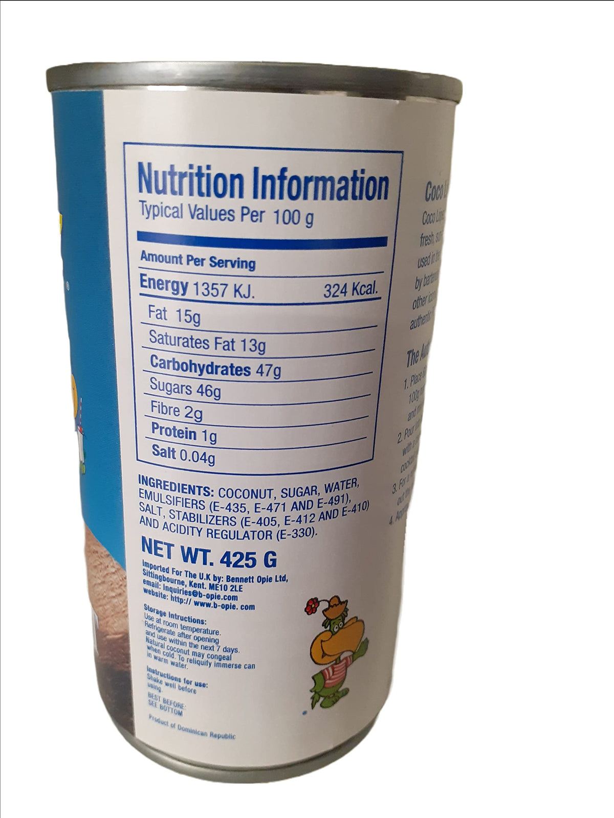 Coco Lopez Real Cream Of Coconut - Case Of 24 - 15 Fl Oz.