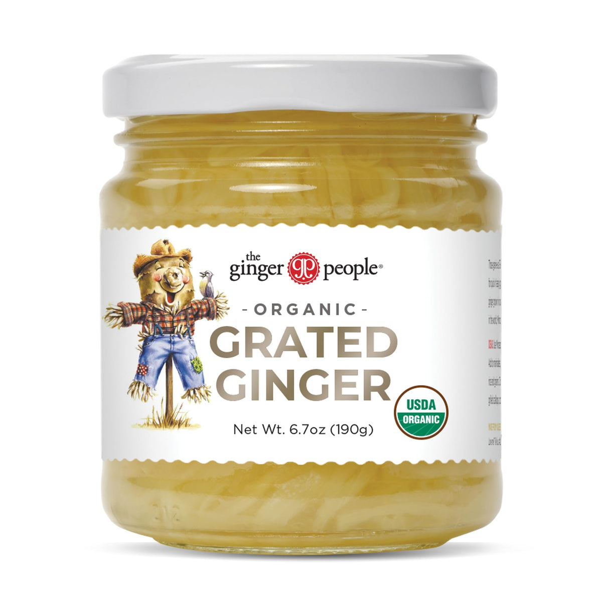 The Ginger People Organic Grated Ginger, 6.7000-ounces (Pack of 12)