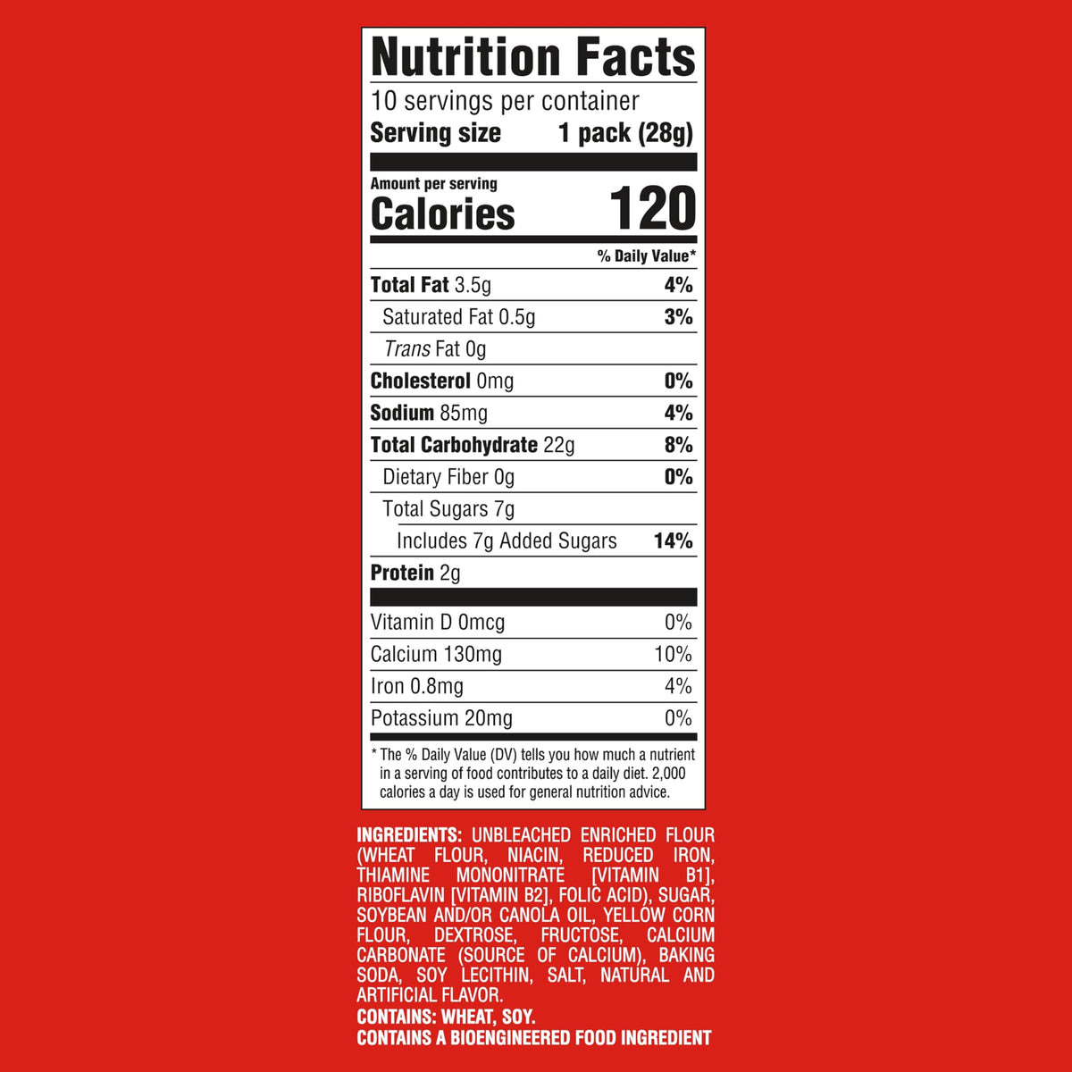 BARNUMS Original Animal Crackers, Kids Snacks, 10 Snack Packs (Pack of 2)