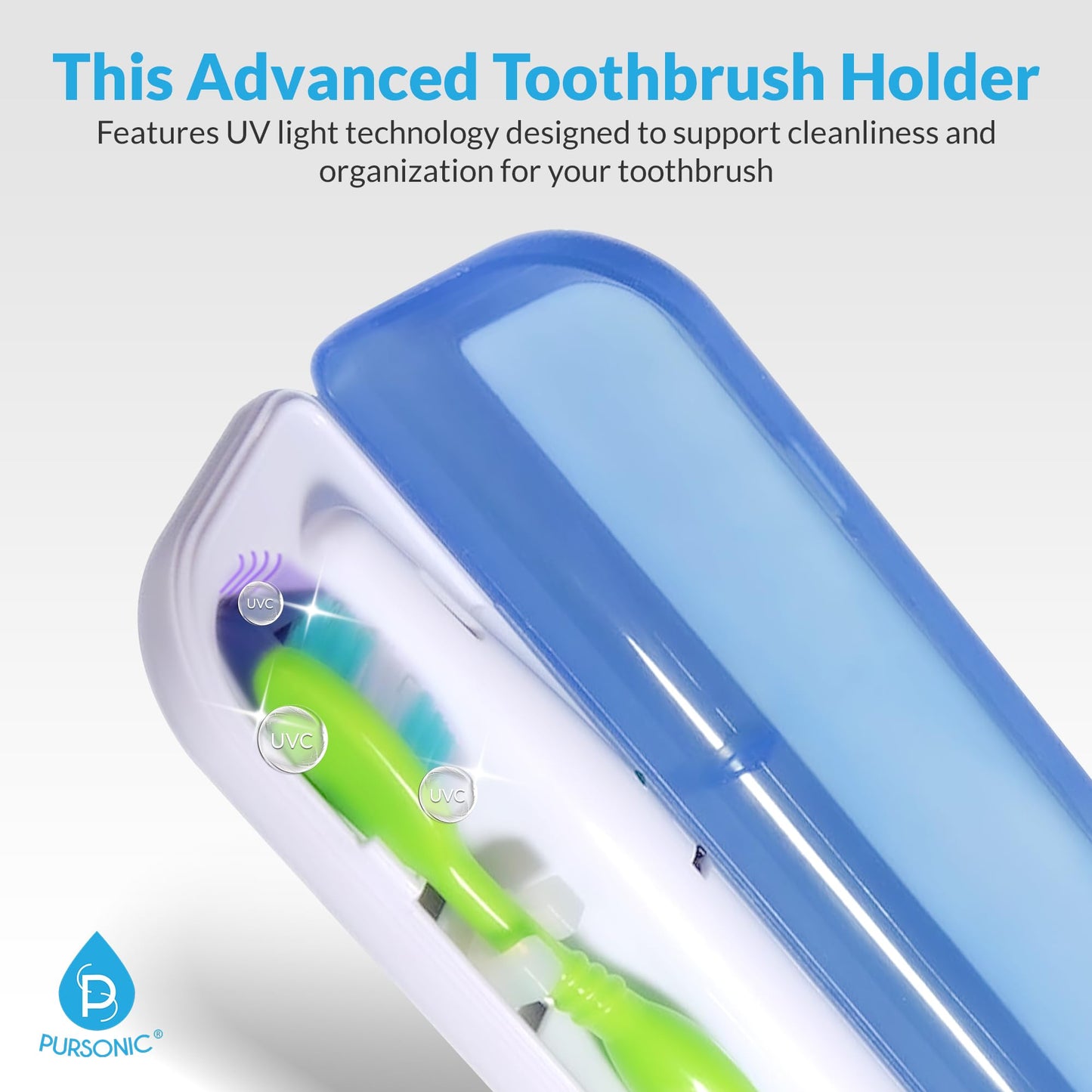 Pursonic S1 Portable Uv Toothbrush Sanitizer