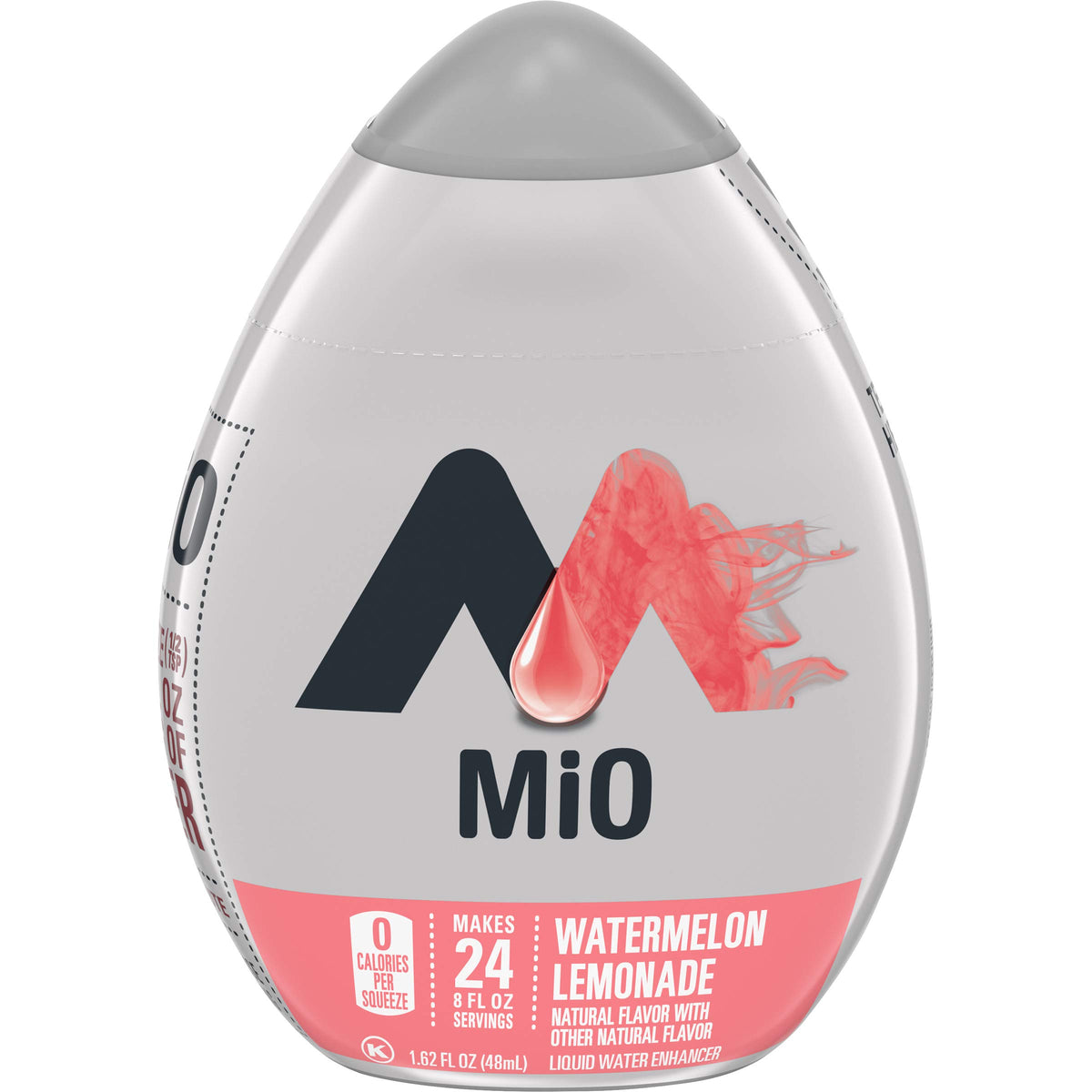 MiO Watermelon Lemonade Naturally Flavored Liquid Water Enhancer (12 ct Pack, 1.62 fl oz Bottles)