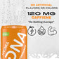 HYDRADNA Clean Performance Drink, Zero Sugar, 12 Fl Oz (Pack of 12), Orange, 120 mg Organic Caffeine, Natural Flavors