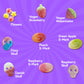 Purple Truck Swedish Candy Mix - Gelatin-Free, Non-GMO, Fun Shapes - 8oz Resealable Bag