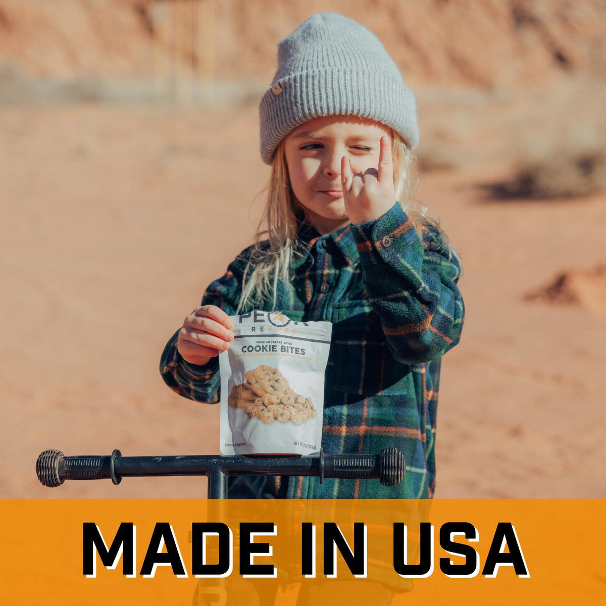 Peak Refuel Dessert Bites | Peanut Butter Chocolate Chip Cookies | Freeze Dried Backpacking And Camping Food | Tasty Trail Treat