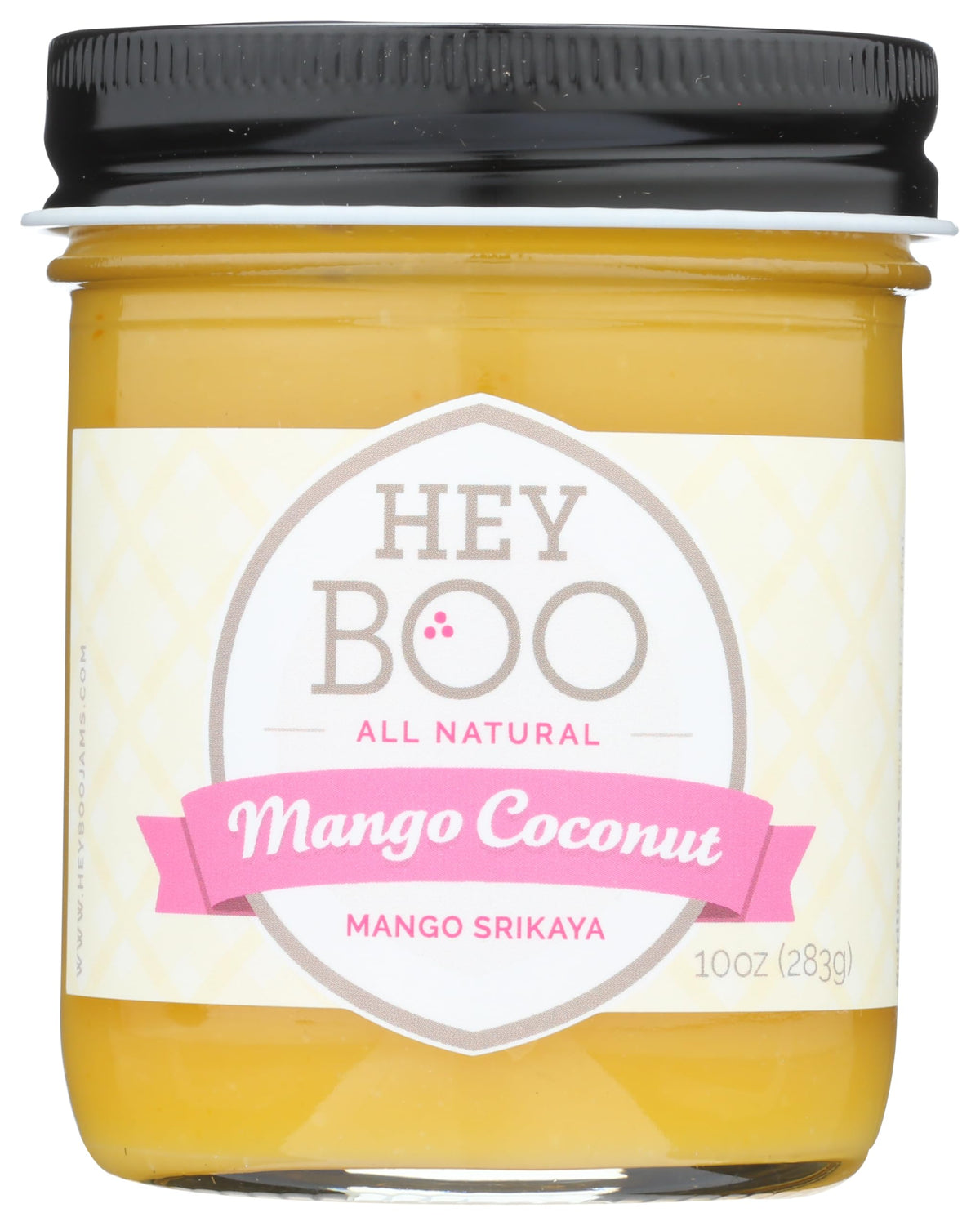 Hey Boo Mango Coconut Jam - Dairy Free, Non-GMO, 10 oz, Made in USA