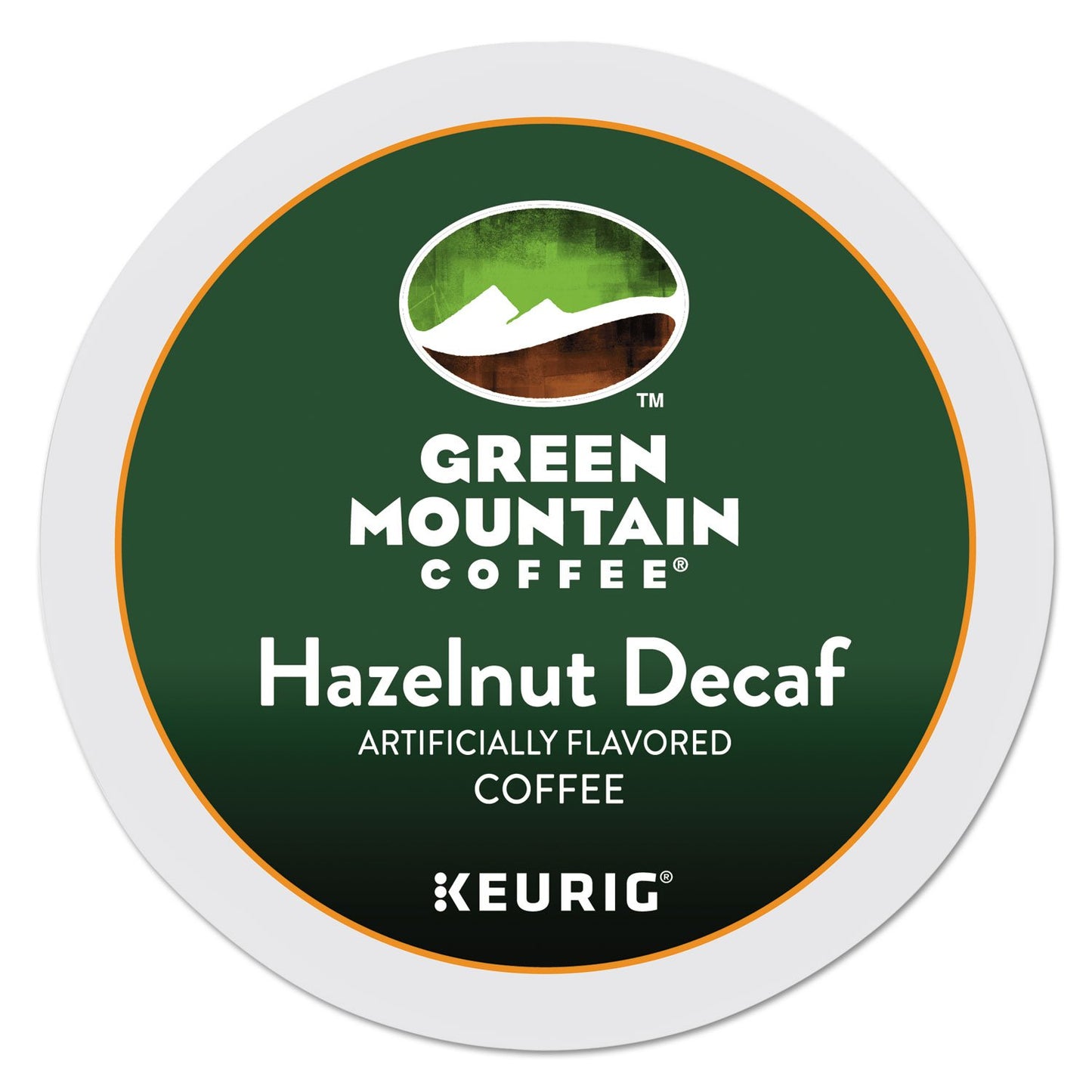 Green Mountain Coffee Hazelnut Decaf K-Cup Portion Pack, Light Roasted, 24 Count, Model 7792, Coffee