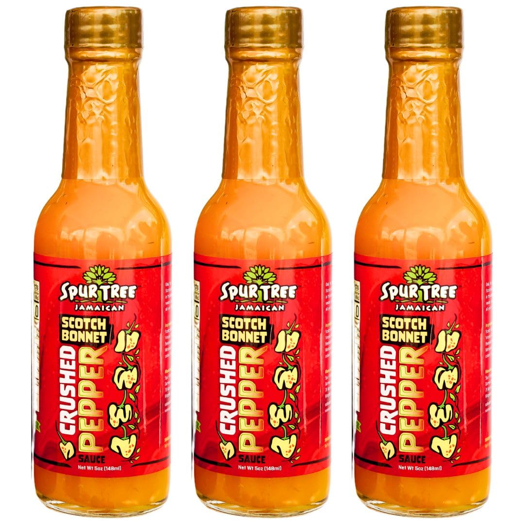 Spur Tree Jamaican Scotch Bonnet Pepper Sauce - Scotch Bonnet Hot Sauce for an Authentic Jamaican Experience - Scotch Bonnet Pep