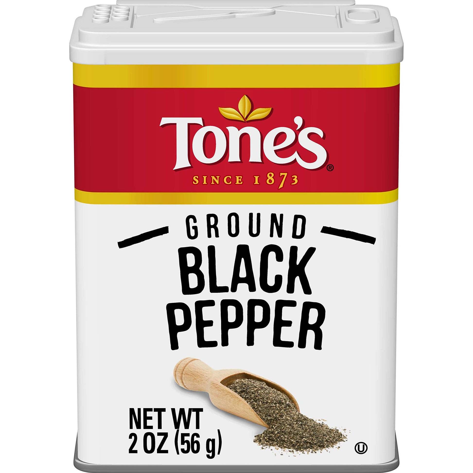 Tones Ground Black Pepper, 2 Ounce Tin