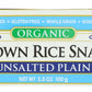 Edward & Sons, Rice Snaps Plain Unsalted Organic, 3.5 Ounce