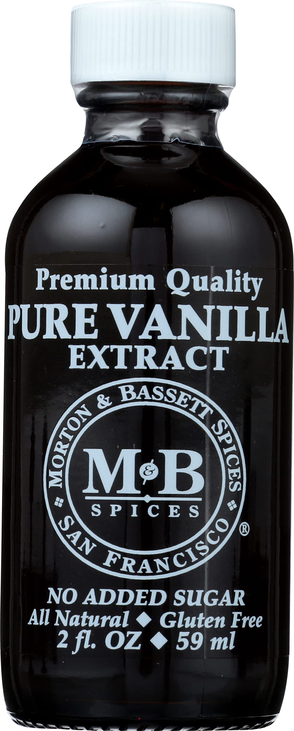  & Bassett Pure Vanilla Extract  2 Fl Oz - Non-Gmo  Salt-Free  Ideal For Baking & Desserts