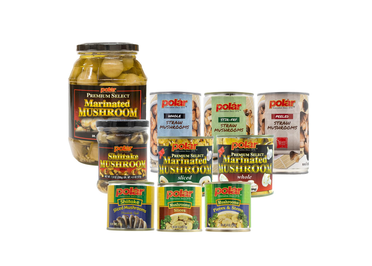 MW polar Sliced Shiitake Mushrooms, 4 Ounce (Pack of 12)