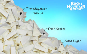 Rocky Mountain Freeze Dry Vanilla Ice Cream – Freeze Dried Snack, 1 OZ