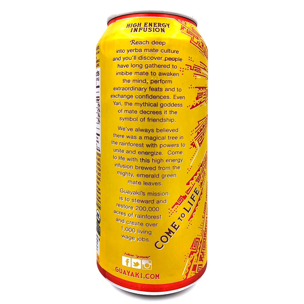 Guayaki Organic Yerba Mate, Revel Berry, 15.5 Ounce (Pack Of 12)