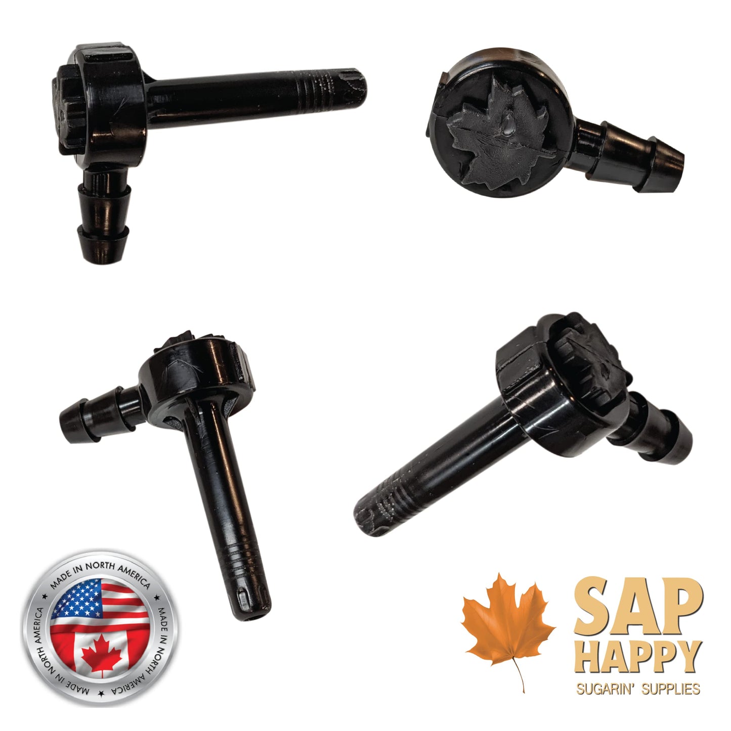 SAP HAPPY Maple Sap Spiles, 5/16 Ecolo Taps for Maple Trees, 5 Ounce Pack