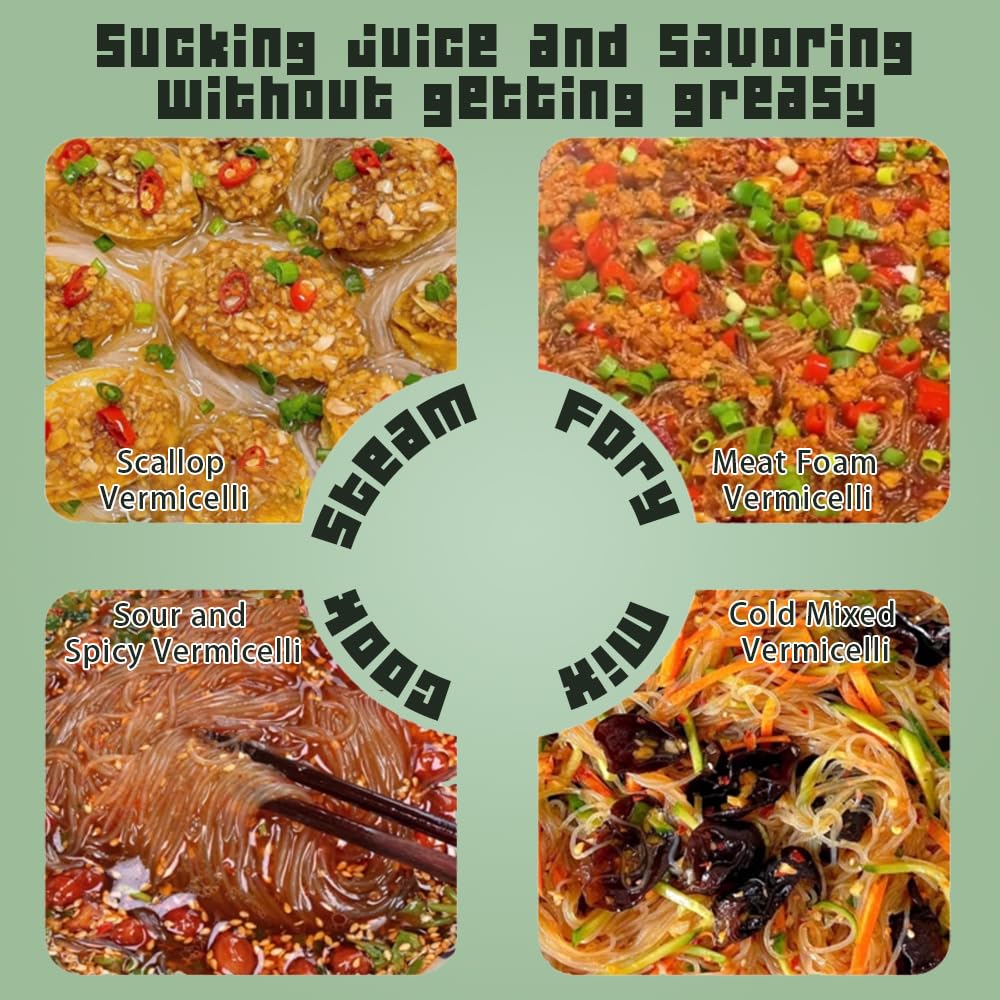 17.64oz Longkou Vermicelli Bean Thread Thin Noodles-Cold Mixed Soup And Other Flavors Glass Noodle-Vermicelli Noodles Smooth And