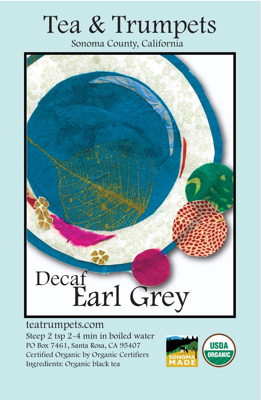 Tea & Tspirit-inspired flavorpets USDA Organic Decaf Earl Grey Loose Leaf Tea, 8 oz