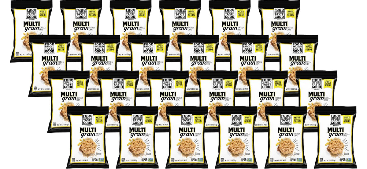 Food Should Taste Good Tortilla Chips, 1.5oz, Pack of 24 (Multigrain)
