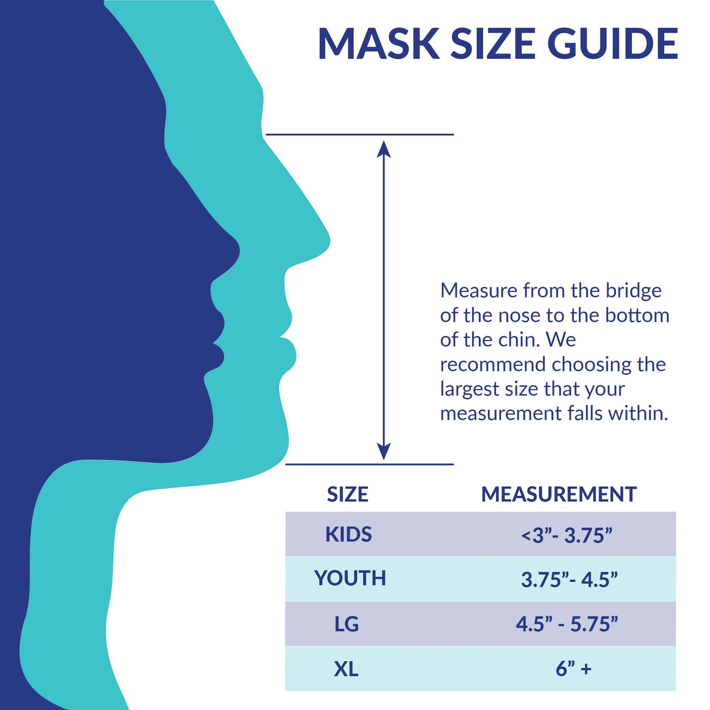 Enerplex Comfort 3-Ply Reusable Face Mask - Breathable, Fully Machine Washable Masks For Home Office Work Outdoors - Large (3-Pa