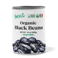Food to Live Organic Canned Black Beans, 14 oz (Pack of 1) - Unsalted Non-GMO Frijoles Negro. Perfect for Salads, Soups, Stews. 