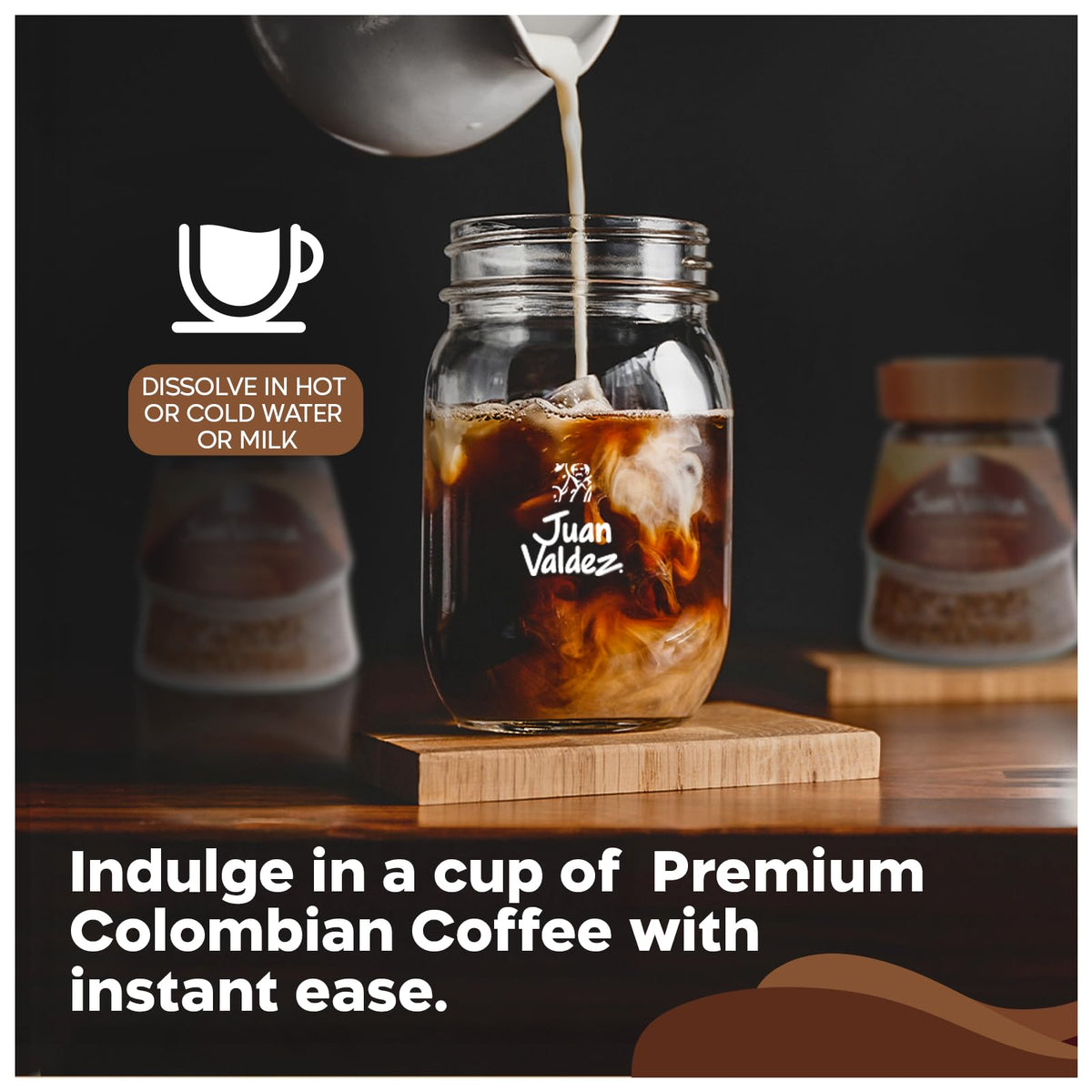 Juan Valdez Classic Freeze Dried Coffee - Premium Colombian Coffee, Pack of 6, 3.5 OZ